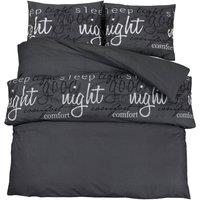 Berkfield Home Duvet Cover Set Black 200x200 cm Cotton
