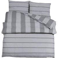 Berkfield Home Duvet Cover Set Grey 200x200 cm Cotton