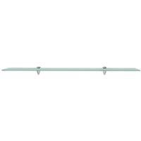 Berkfield Home Floating Shelf Glass 100x10 cm 8 mm in Clear