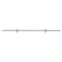 Berkfield Home Floating Shelf Glass 100x20 cm 8 mm in Clear