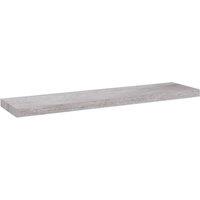 Berkfield Home Floating Wall Shelf Concrete Grey 90x23.5x3.8 cm MDF