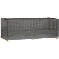 Berkfield Home Garden Furniture Cover 8 Eyelets 192x82x65 cm Rectangular in Black | Size: 192 x 82 x 65 cm
