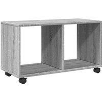 Berkfield Home vidaXL Rolling Cabinet Grey Sonoma 72x33x42.5 cm Engineered Wood in Grey