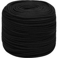 Berkfield Home Work Rope Black 10 mm 100 m Polyester