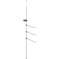 Berkfield Home Towel Rail 47x280 cm Aluminium in Silver
