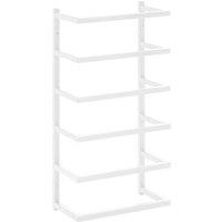 Berkfield Home Towel Rack White 24x12x48 cm Steel | Size: 24 x 12 x 48 cm
