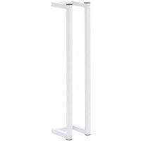 Berkfield Home Towel Rack White 12.5x12.5x60 cm Steel