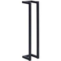 Berkfield Home Towel Rack Black 12.5x12.5x60 cm Iron
