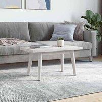 Berkfield Home Table Top White 80x40x2.5 cm Solid Wood Pine Rectangular