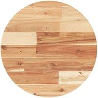 Berkfield Home Table Top Round 40x2 cm Solid Wood Acacia in Brown | Size: 40x2 cm