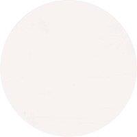 Berkfield Home Table Top Round White 50x3 cm Solid Wood Pine | Size: 50x3 cm