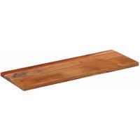 Berkfield Home Table Top 80x20x3.8 cm Rectangular Solid Wood Acacia in Brown