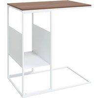 Berkfield Home Side Table white 55x36x59.5 cm Engineered Wood