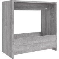Berkfield Home Side Table Grey Sonoma 50x26x50 cm Engineered Wood | Size: 50 x 26 x 50 cm