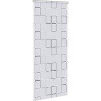 Berkfield Home Shower Roller Blind 80x240 cm Square in White