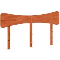 Berkfield Home Headboard Wax Brown 150 cm Solid Wood Pine