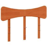 Berkfield Home Headboard Wax Brown 120 cm Solid Wood Pine