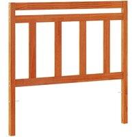 Berkfield Home Headboard Wax Brown 100 cm Solid Wood Pine