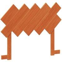 Berkfield Home Headboard Wax Brown 100 cm Solid Wood Pine