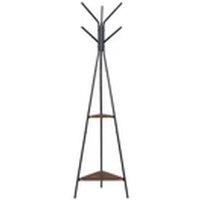 Kelvenix Black Coat Stand Garment Rack Hook Coat Clothes Hanger