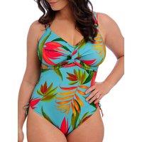 Fantasie Women's Pichola Twist Front Swimsuit in Blue | Size: 32DD