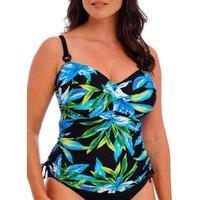 Fantasie Women's Talm Beach Twist Front Tankini Top in Black | Size: 34DD