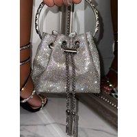 Love Lemonade Women's Crystal Goddess Handbag in Silver