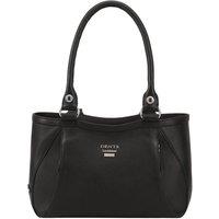 Dents Women's Aria Leather Shoulder Bag in Black
