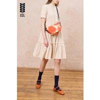 Orla Kiely Women's Bold Pear Print Mini Crossbody Bag with Adjustable Strap