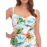 Fantasie Women's Kiawah Island Twist Front Tankini in White | Size: 34DD