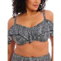 Elomi Women's Pebble Cove Underwired Bikini Top in Black | Size: 36G