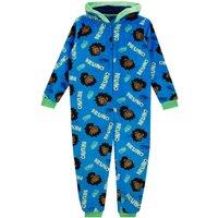 Disney Boy's Encanto Bruno Hooded Onesie in Blue | Size: 3-4 Years