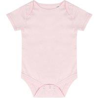 Larkwood Essential Short-Sleeved Bodysuit in Pale Pink | Size: 0-3 m