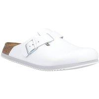 Birkenstock Men's Boston Mule in White | Size: 7.5
