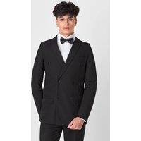 Roco Men's Giorgio - 2 Piece Black Double Breasted Prom Suit | Size: 15 Years
