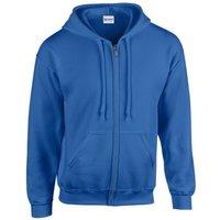 Gildan Men's Heavy Blend Full Zip Hoodie in Blue | Size: 5XL