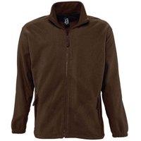 SOL'S Men's North Fleece Jacket in Chocolate | Size: Large