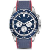 Kennett Men's PaceSetter Chronograph Watch Nautical Inspired Timepiece in Mid Navy