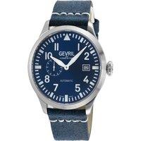 Gevril 43513 Men's Vaughn Pilot Subdial Swiss Made Automatic, SA110 Watch in Blue