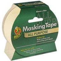 Sellotape Shurtape Duck Tape All-Purpose Masking Tape 50mm x 50m in Silver
