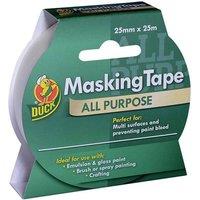 Sellotape Duck Tape All-Purpose Masking Tape 25Mm X 25M in White