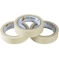 Sellotape Duck Tape All-Purpose Masking Tape 25Mm X 25M (Pack 3) in White