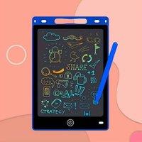 Dyzi LCD Drawing Board Colourful Writing Tablet Easy-Erase Doodle Pad in Blue