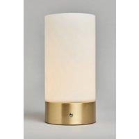 BHS Lighting Elly Brass Rechargeable Table Lamp in Gold
