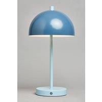 BHS Lighting Alesia Rechargeable Mushroom Table Lamp in Blue