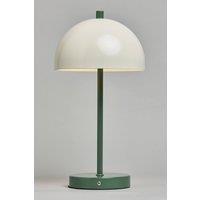 BHS Lighting Alesia Rechargeable Mushroom Table Lamp in Green