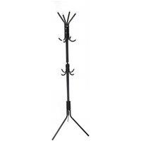 Oypla 12 Hook Coat Umbrella Stand Hat Rack in Black