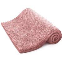 Keplin Non-Slip Microfibre Bath & Toilet Mat, Soft & Comfortable, 50x80cm in Pink | Size: 50 cm x 80 cm