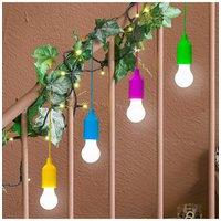 Globrite Pack of 4 Battery Operated Lights LEDs Instant Outdoor Indoor