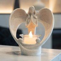 Globrite Guardian Angel Candle Holders Tea Lights Candle & Holder in White